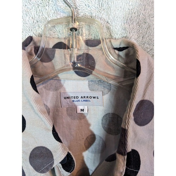 United Arrows Blue Label dots Shirt Men M hippie boho too dang cool! - Picture 5 of 11
